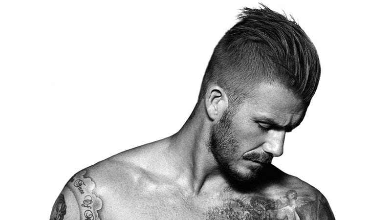 david beckham undercut