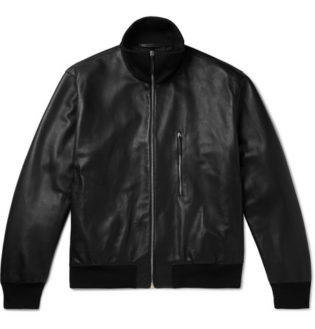 Liam Leather Bomber Jacket