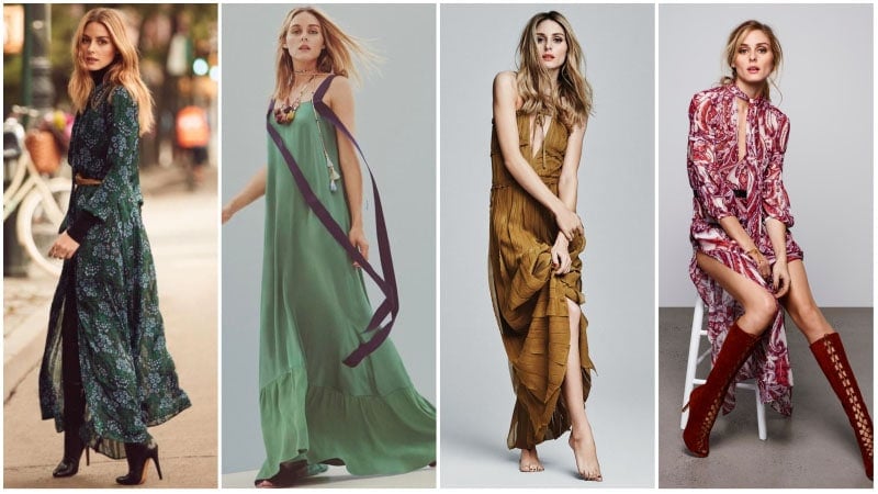 Olivia Palermo Bohemian Maxi Dresses