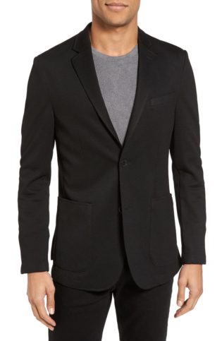 black casual sport coat