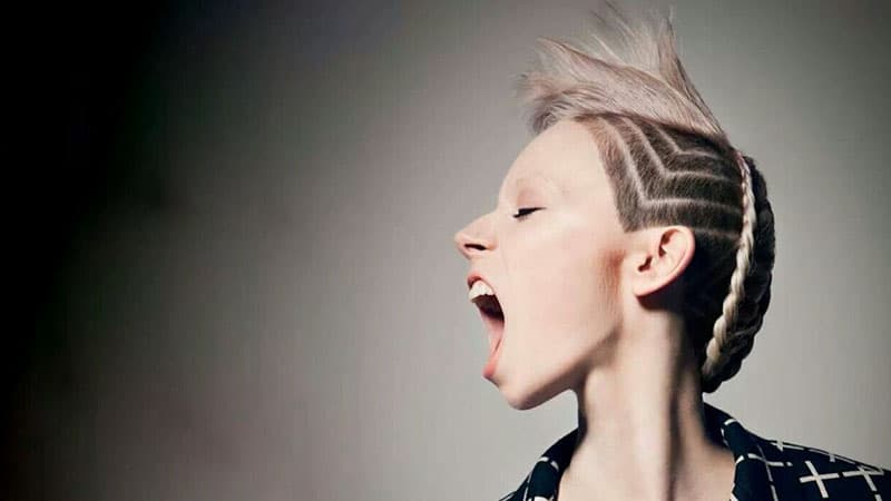 Undercut with Shaved Design