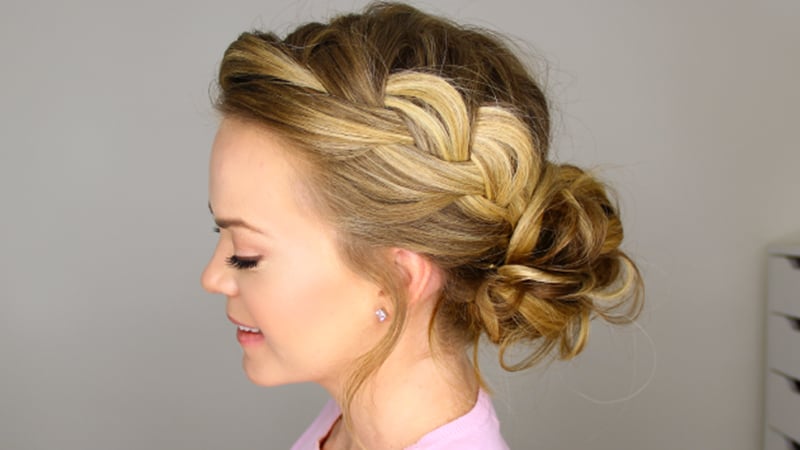 Loose Braided Bun