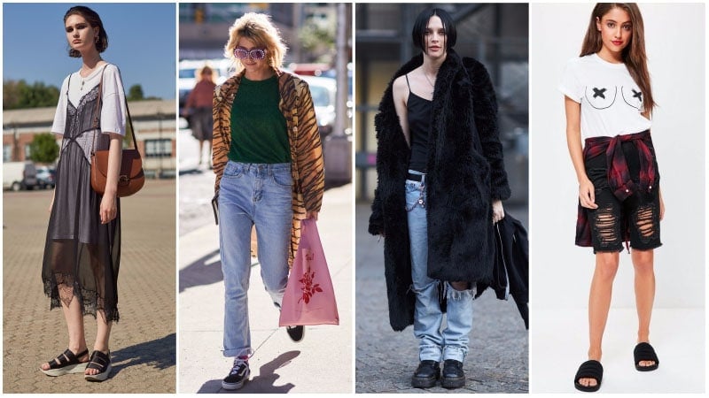 90s grunge girl fashion