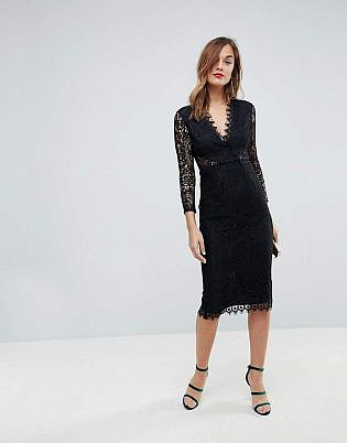 the black tie dress