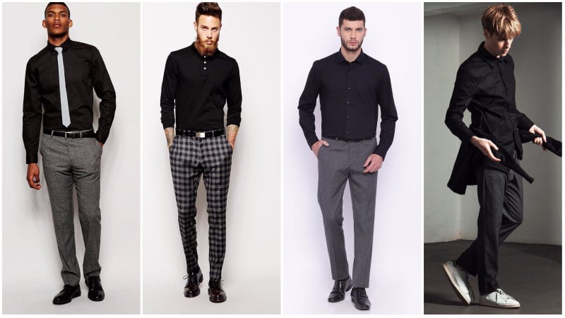 Mens Grey Pants Outfits How To Wear Grey Pants In 2023