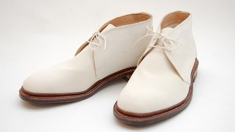 white suede shoes