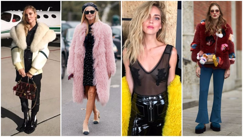 Chiara Ferragni Fur Coats