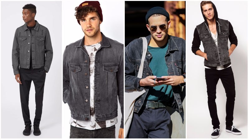 Grey Denim Jacket