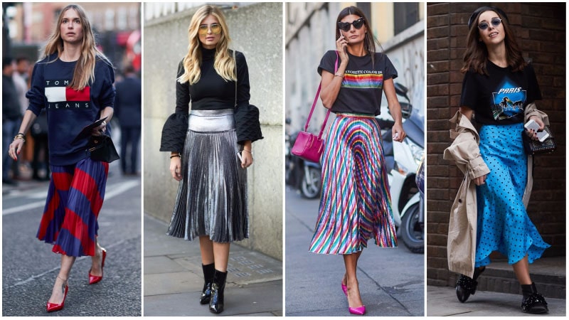 Midi Skirt Outfits