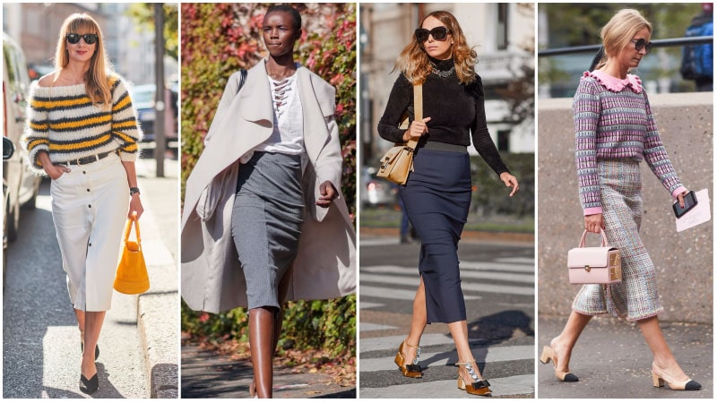 blazer and pencil skirt outfit