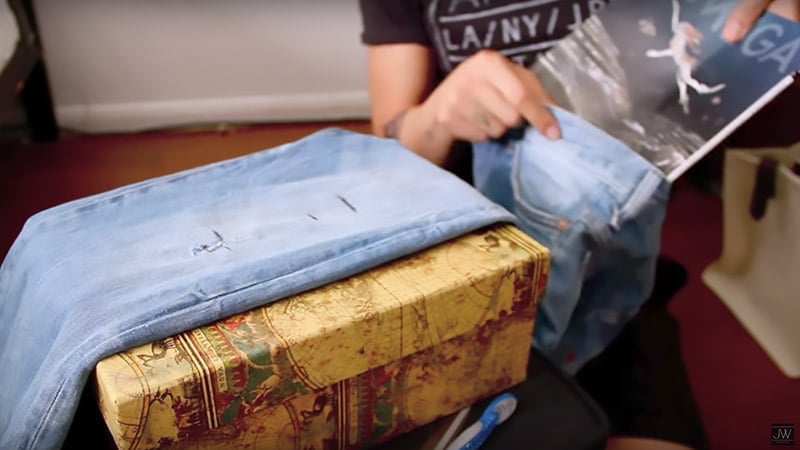 How To Distress Your Jeans in 10 Easy Steps