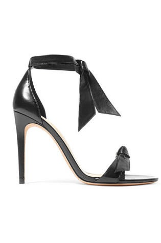 Alexandre Birman Clarita Bow Embellished Leather Sandals