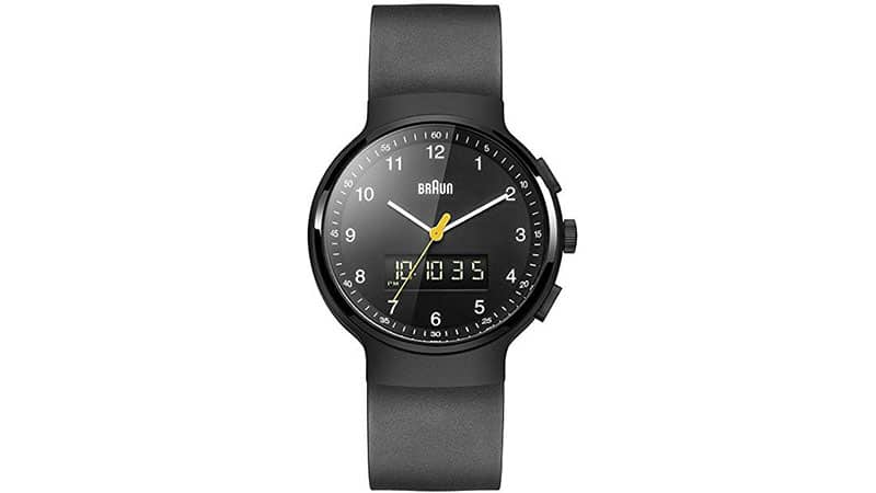 Braun Men's BN0159BKBKG Analog Digital Analog-Digital Display Japanese Quartz Black Watch