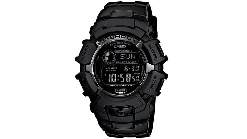 casio black matte watch