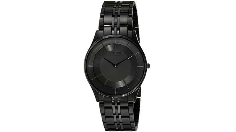 Citizen Men's AR3015-53E Eco-Drive Stiletto Black Dress Watch
