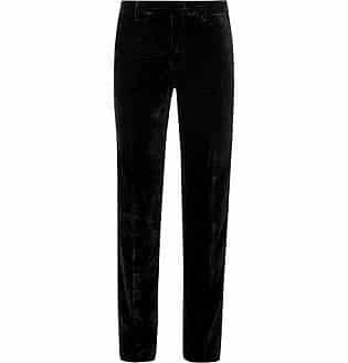 Crushed Silk Velvet Trousers