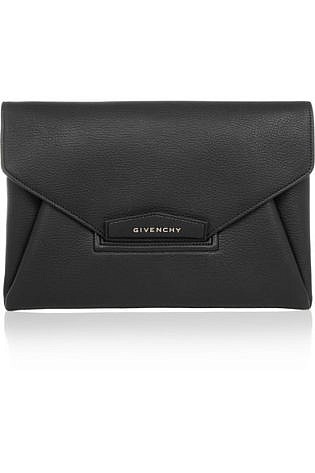 Givenchy Antigona Textured Leather Clutch