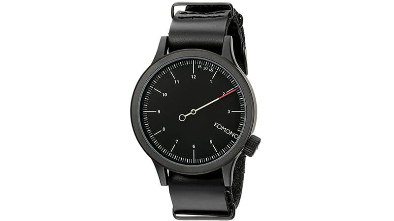 KOMONO Unisex KOM-W1904 Magnus The One Analog Display Japanese Quartz Black Watch