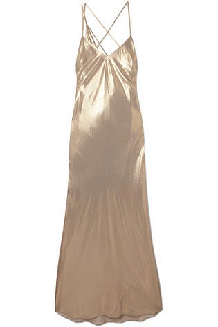 Michelle Mason Lamé Gown