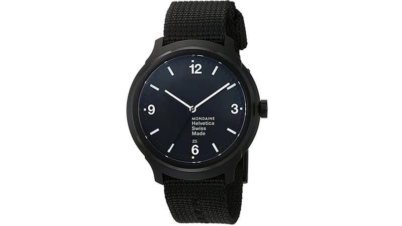 Mondaine Unisex MH1.B1221.NB Helvetica No1 Bold Analog Quartz Black Watch