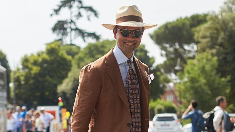 Straw Fedora for Men