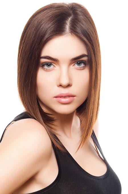 Long Bob With Side Undercut