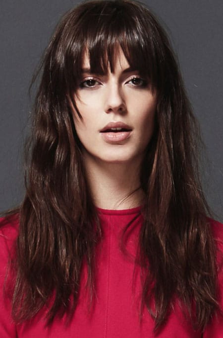 Choppy Layered Hairstyles With Bangs