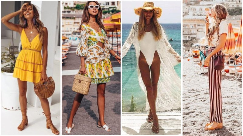 ladies beach outfits