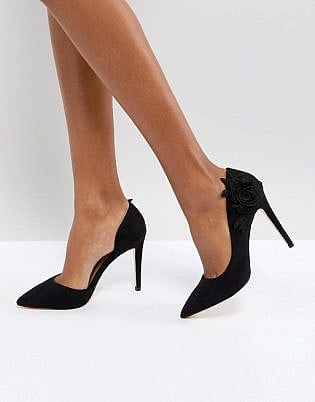 Call It Spring Floral Cutout Court Shoes