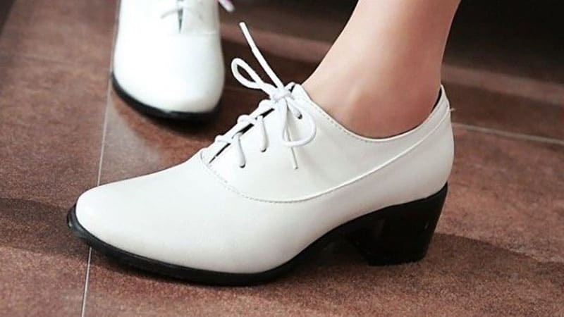 Womens Wedge Ankle Bootie Oxford Style Wedge Heel Fashion Lace Up Designer Boots