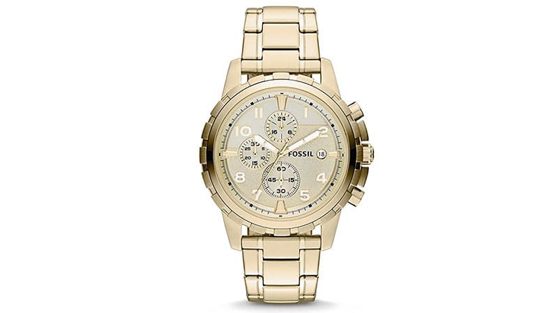 Fossil Dean Gold Watch.