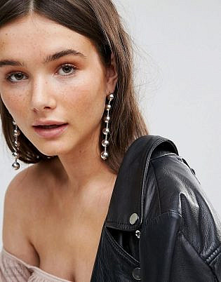 Gogo Philip Ball Drop Strand Earrings