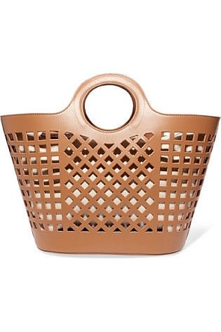 Hereu Colmado Cutout Leather Tote