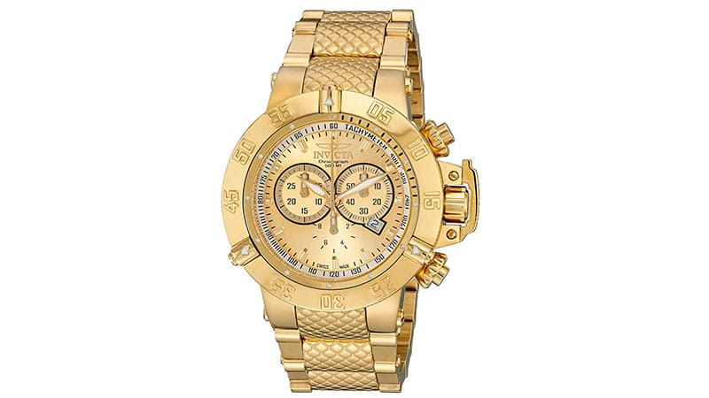Invicta Subaqua Noma III Gold Watch