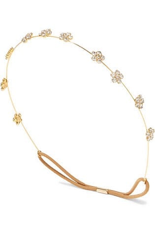 Jennifer Behr Viv Gold Tone Crystal Headband