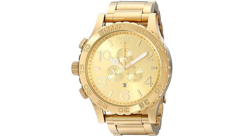 Nixon 51-30 Chrono Gold Watch
