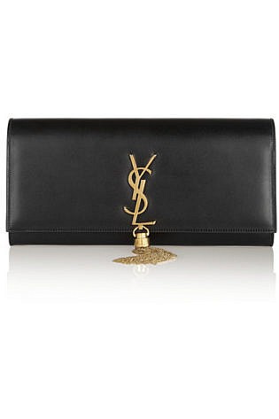 Saint Laurent Monogramme Leather Clutch