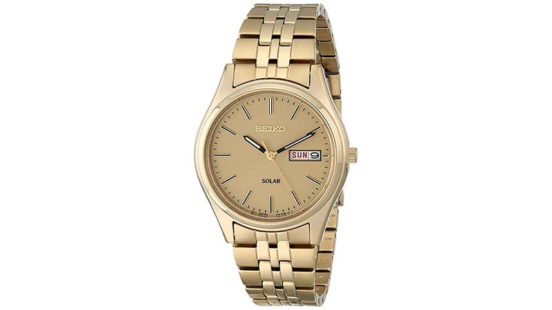 Seiko SNE036 Gold Watch