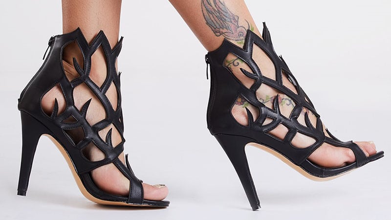 very heel sandal