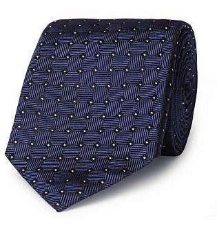 7cm Silk-Jacquard Tie