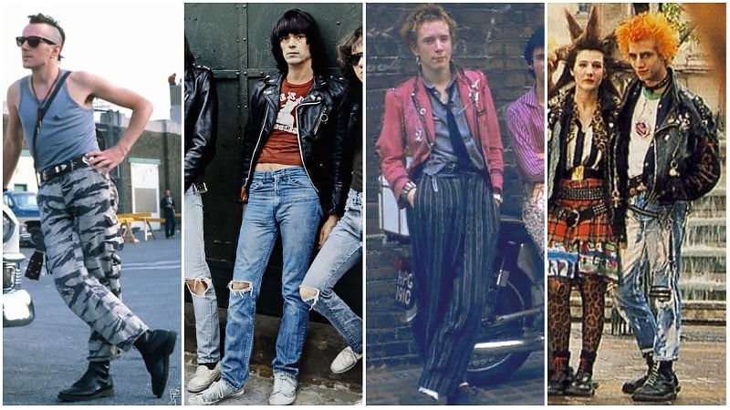 80s Punk Fashion for Men
