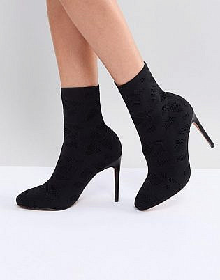 ASOS ELYSSA Knitted Sock Boots
