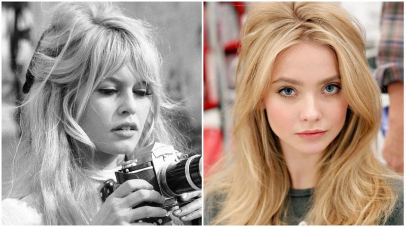 Brigitte Bardot Backcombed Half-Up Hairstyle