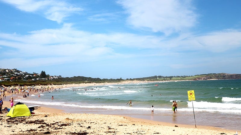 Dee Why Beach on the Tasman Sea in Sydney, Australia