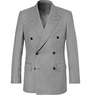 Harry's Light-Grey Double-Breasted Wool Suit Jacket