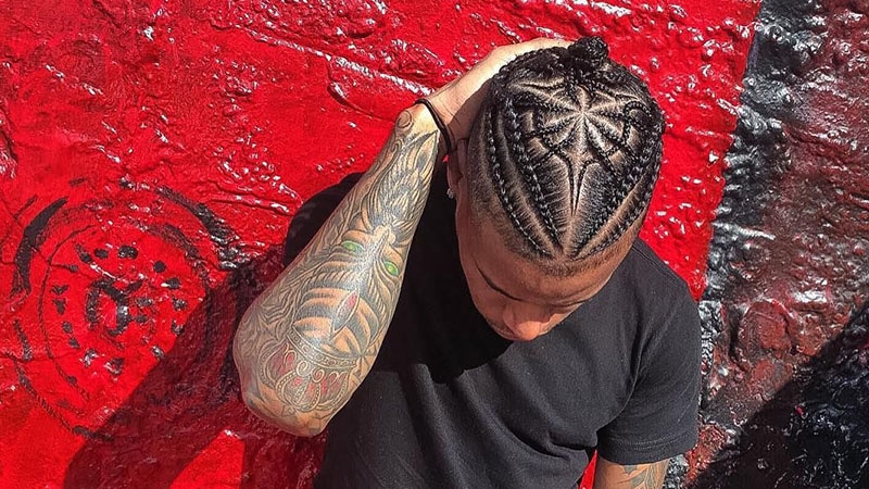 10 Masculine Man Bun Braid Hairstyles to Try - The Trend 