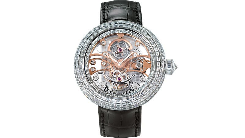 Jacob & Co Crystal Tourbillon Diamond Men's Watch