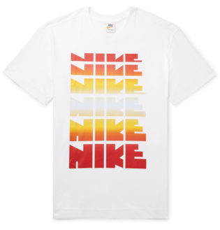 Logo Print Cotton Jersey T Shirt