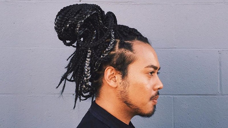 10 Coolest Man Bun Braid Hairstyles in 2023 - The Trend Spotter