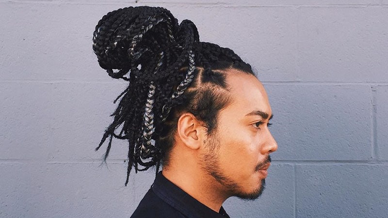 10 Masculine Man Bun Braid Hairstyles To Try The Trend Spotter